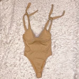 Sabo Skirt Ribbed Corset Bodysuit